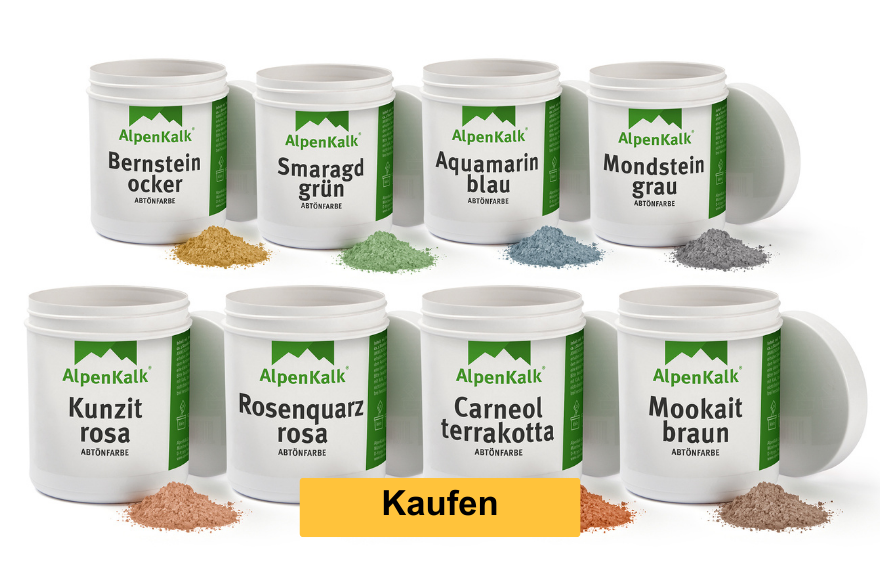 Vorteile von Kalkfarbe Abtoenung mit Pigmenten von AlpenKalk